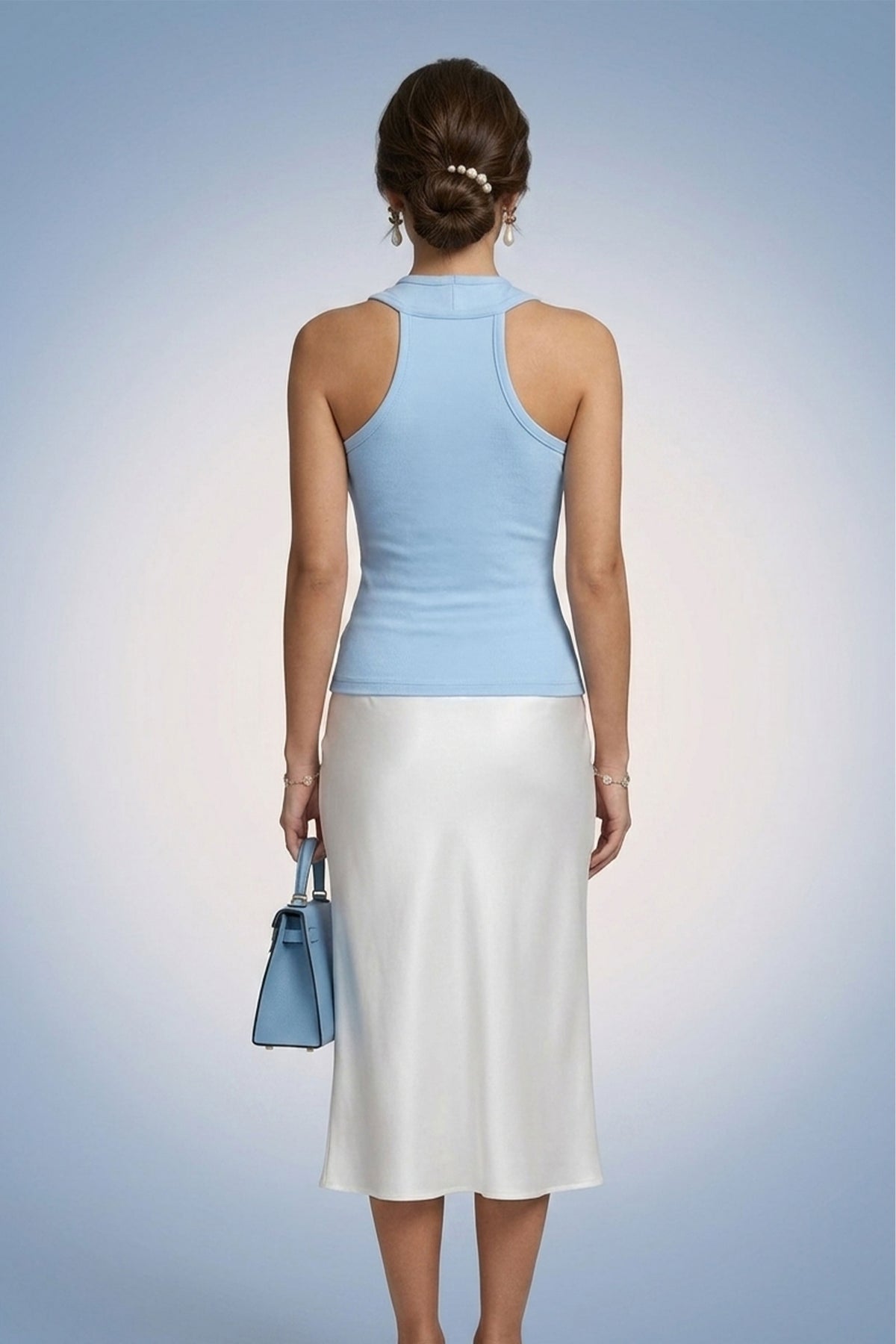 Built in Bra Racerback Cut Tank Top