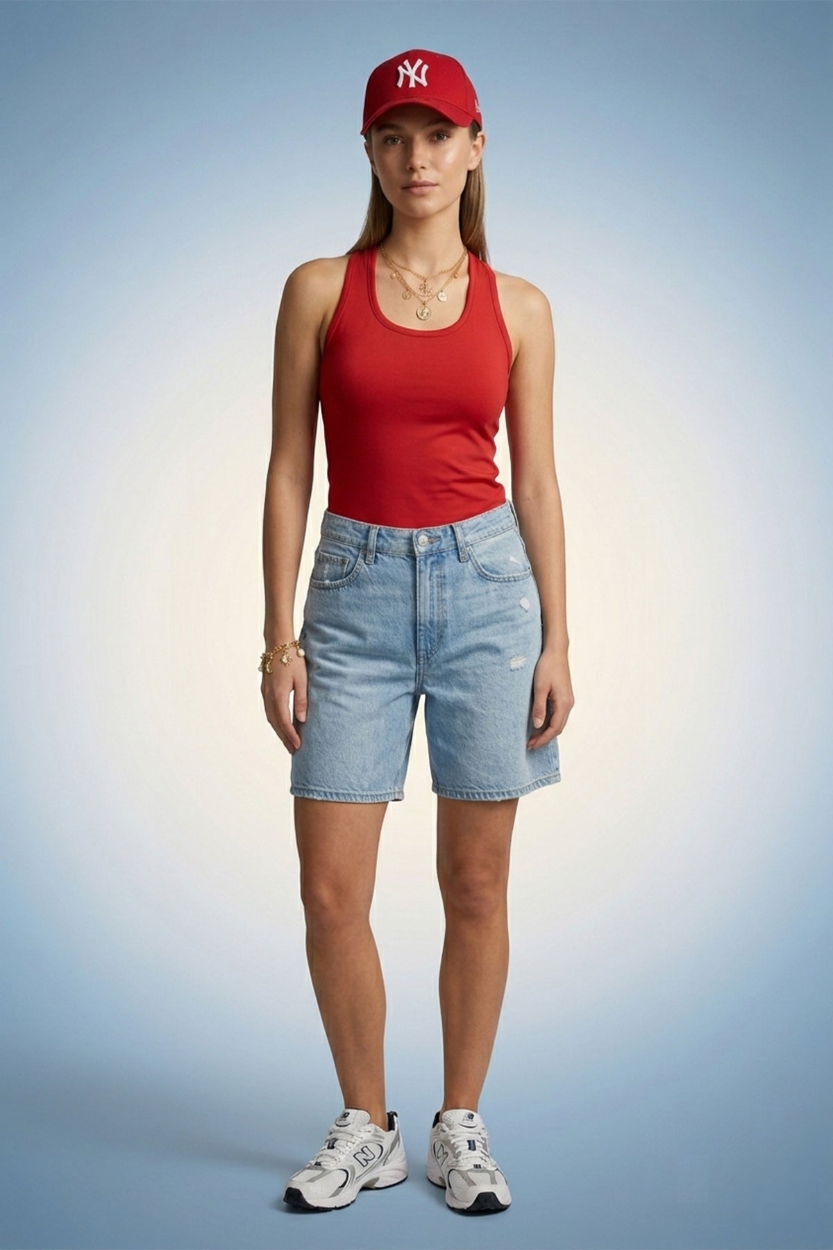 Built in Bra Racerback Cut Tank Top
