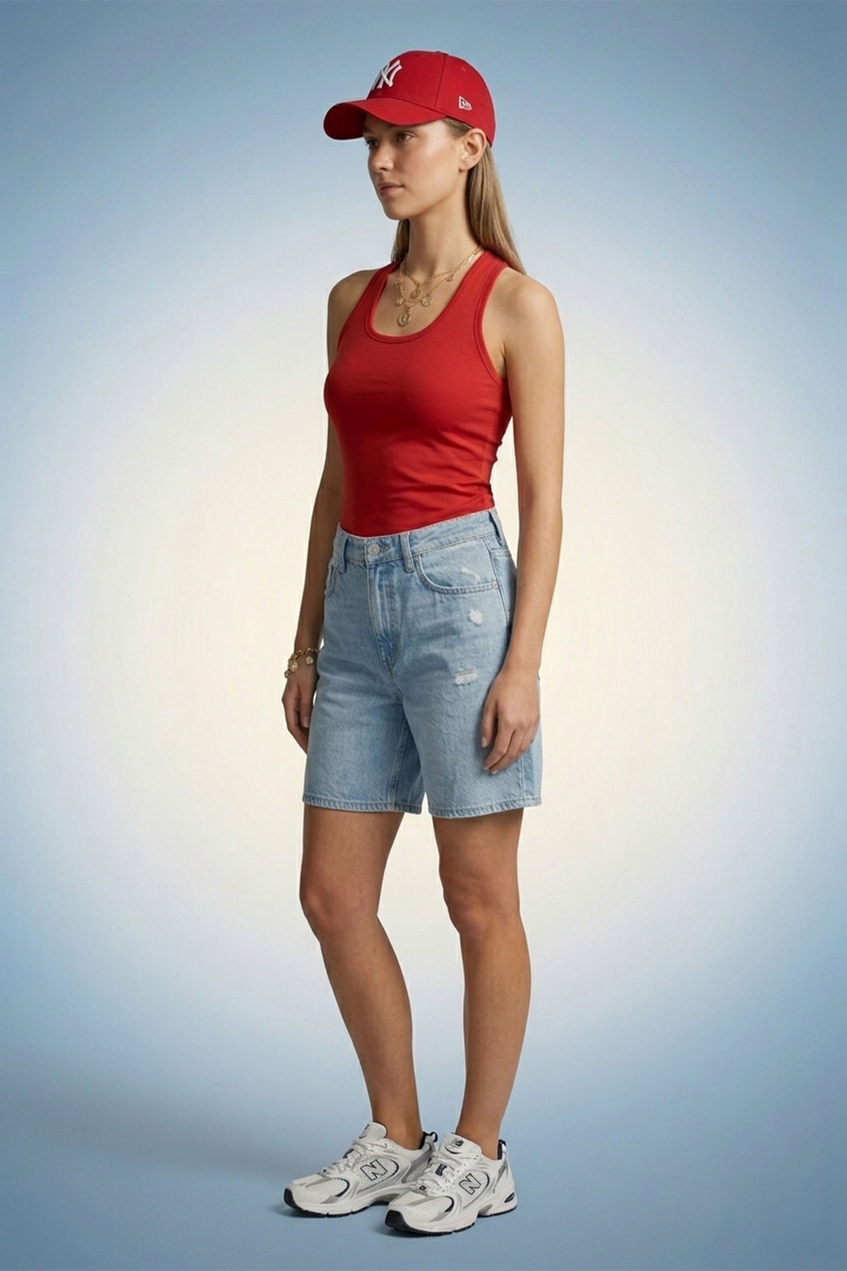 Built in Bra Racerback Cut Tank Top