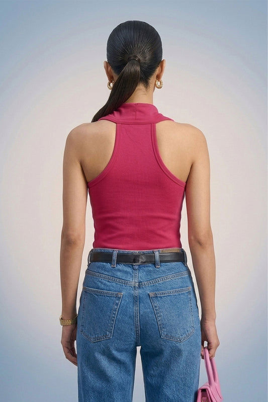 Built in Bra Racerback Cut Tank Top