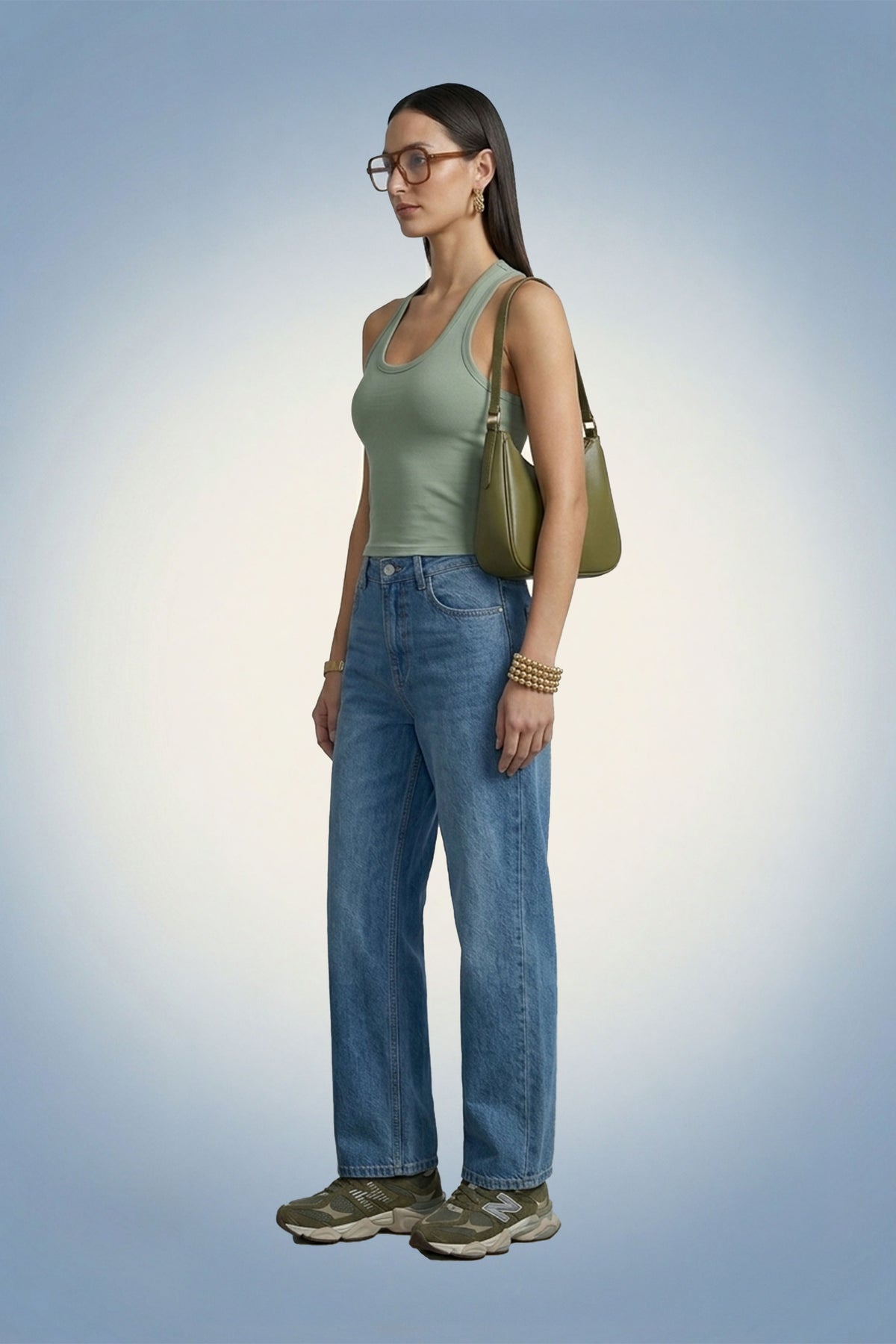 Built in Bra Racerback Cut Tank Top