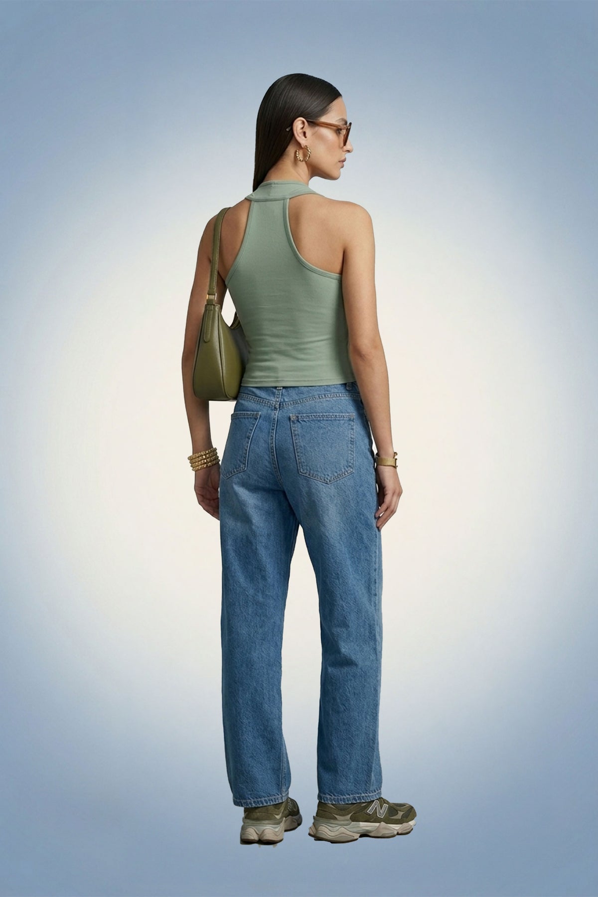 Built in Bra Racerback Cut Tank Top
